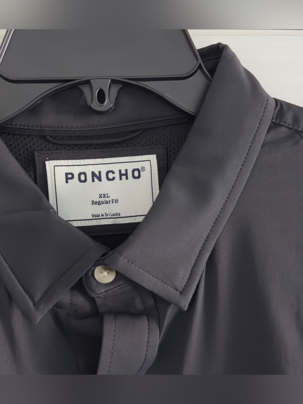 Poncho The Smoke Stack Short Sleeve Shirt in Black Men’s Size XXL Regular Fit - Picture 4 of 8